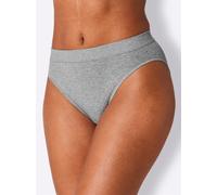 Jazz-Pants Slips COMTESSA, Damen, Gr. 36/38, 3 Stk., grau (grau, meliert), 95% Baumwolle, 5% Elasthan, Unterhosen (18121962-36) grau, meliert