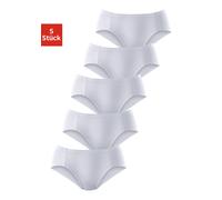 Jazz-Pants Slips, Damen, Gr. 40, weiß, Piqué, Obermaterial: 95% Baumwolle, 5% Elasthan, PETITE FLEUR BY LASCANA, unifarben, körpernah, Unterhosen, aus weicher Pikee-Qualität (407788-40) weiß