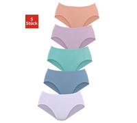 PETITE FLEUR Damen Jazzpants (5 Stck.) himmelblau / hellblau / mint / mauve / koralle, Größe 48, 2132209 Himmelblau / Hellblau / Mint / Mauve / Koralle L