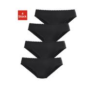 Jazz-Pants Slips, Damen, Gr. 50, schwarz, Microfaser, Obermaterial: 92% Polyamid, 8% Elasthan, PETITE FLEUR BY LASCANA, unifarben, körpernah, Unterhosen, aus weicher Microfaser (886780-50) schwarz