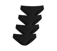 Jazz-Pants Slips LASCANA Gr. 40/42, 4 St., schwarz Damen Unterhosen Jazzpants aus elastischer Baumwolle (52086209-40)