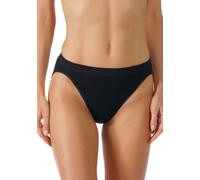 Mey Damen-Bikinislip Noblesse Feinripp 100% Baumwolle Schwarz Gr. 42