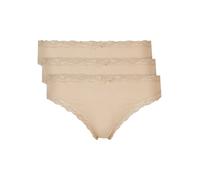 Jazz-Pants Slips NINA VON C. "Cosy", Damen, Gr. 44, beige, Obermaterial: 95% Modal, 5% Elasthan, körpernah, Unterhosen Jazz-Pants Slips, eng, elastisch, atmungsaktiv, bequem, feminin, mit Spitze, Tops