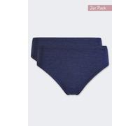 Jazz-Pants Slips NINA VON C. "Light & Easy", Damen, Gr. 36, blau (denim melange), Obermaterial: 95% Modal, 5% Elasthan, meliert, bequem, Unterhosen, basic, eng, elastisch, weich, atmungsaktiv, bequem