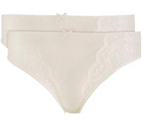 Jazz-Pants Slips NINA VON C. ""Silver Edition"", Damen, Gr. 40, beige (champagner), Obermaterial: 86% Polyamid, 14% Elasthan. Spitze: 86% Polyamid, 14% Elasthan, körpernah, Unterhosen, eng, elastisch,