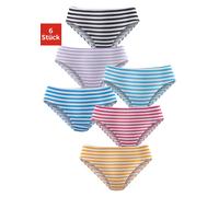 Jazz-Pants Slips PETITE FLEUR, Damen, Gr. 38, bunt (gestreift), Obermaterial: 100% Baumwolle, gestreift, körpernah, Unterhosen, aus reiner Baumwolle (583770-38) gestreift