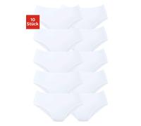 Jazz-Pants Slips PETITE FLEUR Gr. 44/46, 10 St., weiß Damen Unterhosen Jazzpants aus elastischer Baumwolle (867212-44)