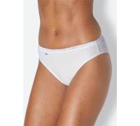 Jazz-Pants Slips SLOGGI, Damen, Gr. 36, 3 Stk., weiß, 95% Baumwolle, 5% Elasthan, Unterhosen (38600034-36) weiß