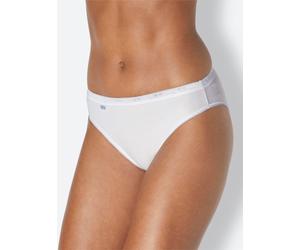 Jazz-Pants Slips SLOGGI, Damen, Gr. 40, 3 Stk., weiß, 95% Baumwolle, 5% Elasthan, Unterhosen, Topseller (38600034-40) weiß