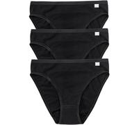 Jazz-Pants Slips SPEIDEL "Britta", Damen, Gr. 38, schwarz, Obermaterial: 95% Baumwolle, 5% Elasthan, unifarben, Unterhosen, basic, schlicht, bequem, modern, schmaler Bund, Baumwollmix (20950655-38) sc