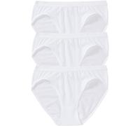 Jazz-Pants Slips SPEIDEL "Everyday", Damen, Gr. 40, 3, weiß, Obermaterial: 92% Baumwolle, 8% Elasthan, unifarben, Unterhosen, bequem, elastisch, modisch, breiter Bund, Baumwollmix (30845918-40) weiß