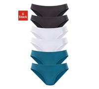 vivance active Jazzpants, (6 St.), aus weicher Microfaser 36/38, 6 St. bunt Damen Damenwäsche Jazzpants 36/38, 6 St. petrol, schwarz, weiß