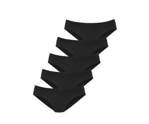 Jazz-Pants Slips VIVANCE, Damen, Gr. 44/46, schwarz, Single Jersey, Obermaterial: 95% Baumwolle, 5% Elasthan, unifarben, bequem, Unterhosen, mit breitem Bündchen ohne zusätzliches Gummi (36099344-44)