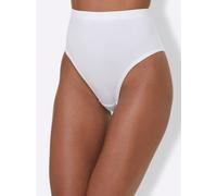 Jazz-Pants Slips WÄSCHEPUR, Damen, Gr. 44/46, 10 Stk., weiß, 95% Baumwolle, 5% Elasthan, Unterhosen (56526759-44) weiß