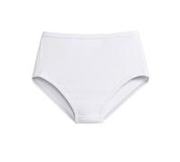 Jazz-Pants Slips WÄSCHEPUR, Damen, Gr. 48, 5 Stk., weiß (5x weiß), 95% Baumwolle, 5% Elasthan, Unterhosen (415427-48) 5x weiß