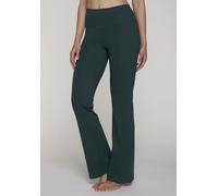 Jazzpants LASCANA ACTIVE, Damen, Gr. 40/42, N-Gr, blau (petrol), Single Jersey, Obermaterial: 95% Baumwolle, 5% Elasthan, Basic, lang, Hosen, mit breitem Bündchen (46231319-40) petrol
