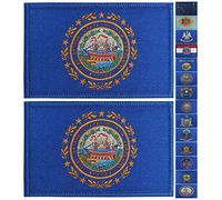 JBCD - 14 Arten von staatlichen gewebten Flicken (New Hampshire).