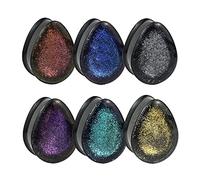 Jboyanpei 12 Stück/6 Paar tropfenförmige Acryl-Ohr-Tunnel, Plugs und Messgeräte, Ohrdehner, Ohrdehner, Ohrpiercing, Ohrpiercing, Ohrpiercing, Ohrstecker, 8 mm bis 30 mm, Acryl