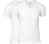 jbs 1080 Bamboo V-Neck Shirt 2er Pack White L
