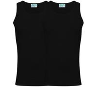 JBS 2P Organic Cotton Singlet Schwarz Ökologische Baumwolle X-Large Herren