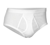 JBS Brief With Fly Light Weiß Baumwolle X-Large Herren