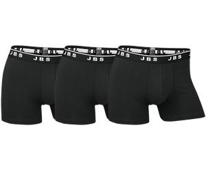 JBS 3er-Pack Herrenunterwäsche - GOTS-zertifiziert, Schwarz, Größe M