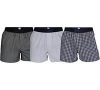 jbs Boxershorts für Herren, Unterhosen für Männer im Set aus ökologischer Baumwolle, lockere Shorts für Herren im 3er-Pack, Mehrfarbig, XXL