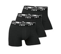 jbs Boxershorts Herren Ideale Passform durch Baumwollmix (Ohne Kratzenden Zettel), Schwarz, Gr.- XXL