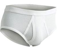 JBS Brief With Fly Light Weiß Baumwolle Small Herren