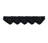 JBS Herren Slip, Vorteilspack - Mini-Slip, Single Jersey, Organic Cotton, einfarbig Schwarz XL 10er Pack (2x5P)