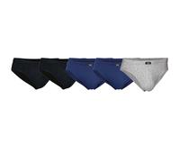 jbs Herren Slip schwarz / blau / graumeliert, Größe 2XL, 5572116 Schwarz / Blau / Graumeliert XXL