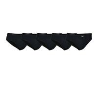 JBS Herren Slip, Vorteilspack - Mini-Slip, Single Jersey, Organic Cotton, einfarbig Schwarz XL 10er Pack (2x5P)