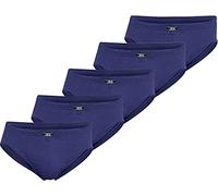 JBS Herren Slip Vorteilspack Mini-Slip Single Jersey Bio-Baumwolle Blau XL 5er Pack