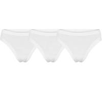 JBS Damen Bambus Unterwäsche 3er-Pack Weiß Weiß M