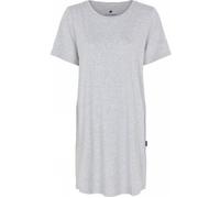 JBS of Denmark - Nachthemd Damen Kurzarm - Sleepshirt aus Bambus & Bio-Baumwolle - Atmungsaktives Nachtkleid für Damen - Weiches Big Shirt für erholsamen Schlaf - [Hellgraue Melange] | [XS]