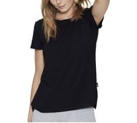 JBS of Denmark Basic Tshirt Damen Schwarz (XL) | T-Shirts Für Damen | Rundhals Tshirt | FSC Zerifiziertes Basic Shirt | T Shirt aus Bambus und Bio Baumwolle | Einfarbige T-Shirts
