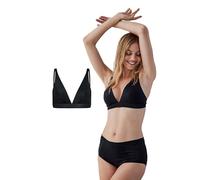 JBS of Denmark Bustier Damen (XS/2XL) | Triangel-BH Bustier für Damen | Basics Damen BH Bustier aus 65% Viskose (Bambus) | BH Damen ohne bügel | Bambus Viskose Bustier Damen