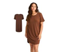 JBS of Denmark Nachthemd für Damen - Kurzarm-Sleepshirt aus Bambus | Nachthemd Damen aus Naturfaser, Weich auf der Haut, Kurzarm Schlafshirt für den Sommer, Bambus statt Polyester