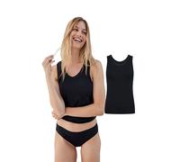 JBS of Denmark Unterhemden Damen | Unterhemd für Frauen mit Breiten Trägern | Basics Damen Top aus 65% Viskose (Bambus)