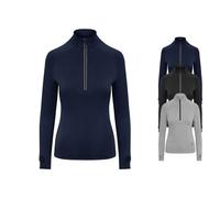 JC035 Just Cool Damen Oberteil mit halben Reißverschluss Sporttop French Navy XL
