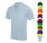 JC040 Just Cool Polohemd Poloshirt Sportpolo Arctic White M