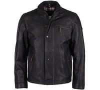 JCC Herren Lederjacke Im Used Look 1416 Black 54 Braun