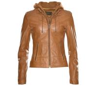 Lederjacke JCC "31020359" Gr. XL, braun (cognac) Damen Jacken (64611112-XL) cognac