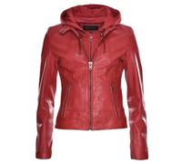 Lederjacke JCC "31020359" Gr. XS, rot (red) Damen Jacken (40924034-XS) red