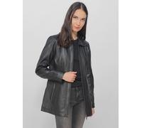 Lederjacke JCC "31023631", Damen, Gr. 42, schwarz, Obermaterial 100% Lammleder / Futter: 100% Polyester, Jacken (74160422-42) schwarz