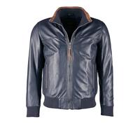 JCC Lederjacke 40675, Eleganter Blouson 52 blau Herren Übergangsjacken Jacken Mäntel 52 blau