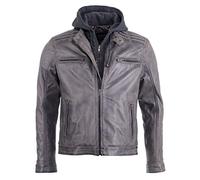JCC Lederjacke inkl. zwei Brusttaschen 993 58 grau Herren Lederjacken Jacken Mäntel 58 grey