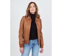 JCC Lederjacke Damen cognac, M