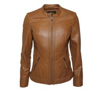 Lederjacke JCC "31024018" Gr. XL, braun (cognac) Damen Jacken (26465520-XL) cognac