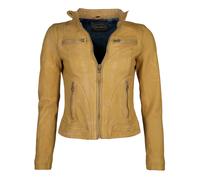 Lederjacke JCC "8006", Damen, Gr. XS, gelb, Oberstoff: 100% Lammnappa. Futter: 65% Polyester, 35% Baumwolle. Ärmelfutter: 100% Polyester, Jacken (92833321-XS) gelb